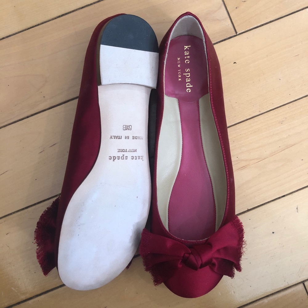 Red Flats (Kate Spade) - Picture 3 of 3
